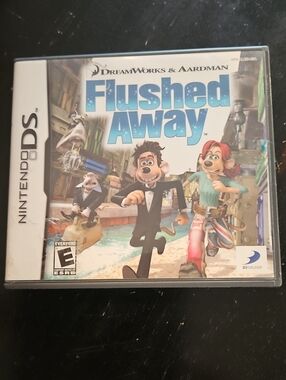 Nintendo DS Flushed Away Video Game By DreamWorks & Aardman